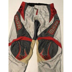 MSR Racing Riding Pants Size 28 Men Padded knees , elastic parts
